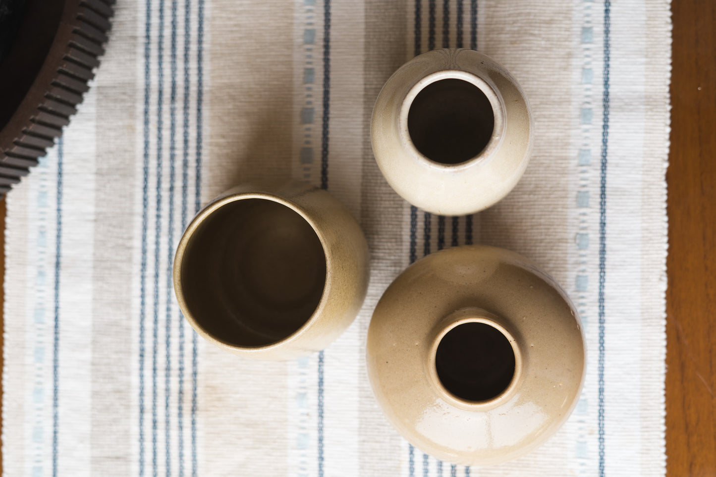 Creme Handmade Ceramic Collection (Set of 3)