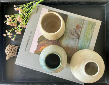Creme Handmade Ceramic Collection (Set of 3)